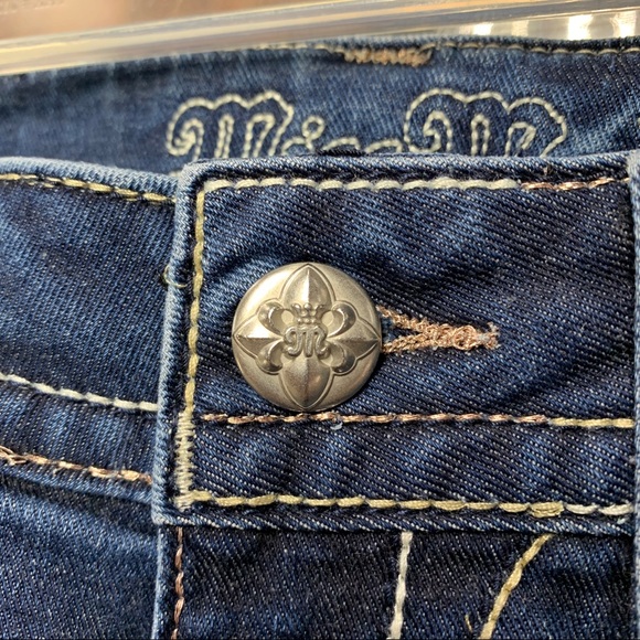 Miss Me Hailey Skinny Embellished Wings Jeans 28 - Picture 10 of 11